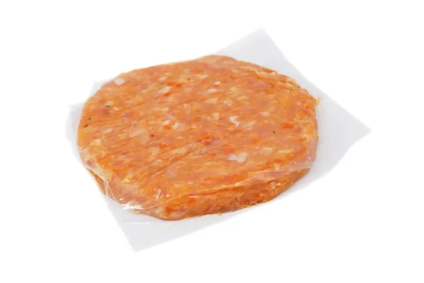 Burguer de pollo con zanahoria. 125 g. aprox.