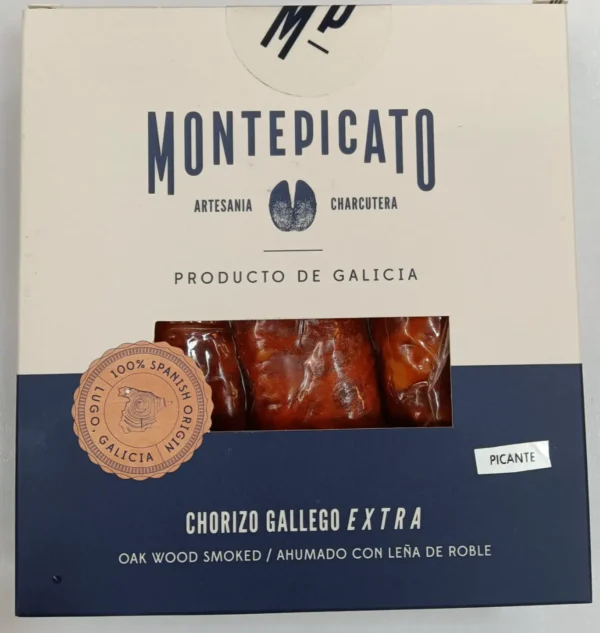 Chorizo extra picante "Montepicato" 225 g. aprox