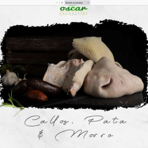 Callo, pata y morro de ternera 1 kg. aprox