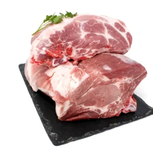 Chuletas de aguja de cerdo. 500 g. aprox.