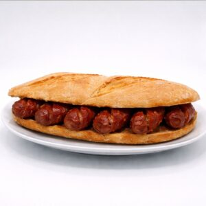 Molletes o Bocadillo de Chorizo frito