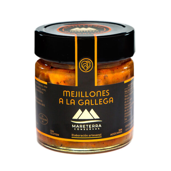 Mejillones a la gallega. 240 g.