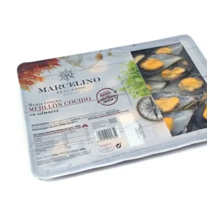 Mejillones cocidos envasados 1 kg
