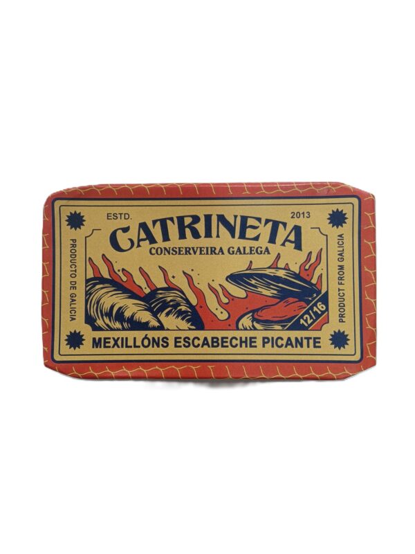 Mejillón en escabeche picante 12/16 Catrineta