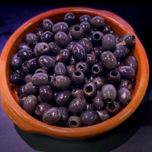 Aceitunas negra deshuesada 250 g. aprox.