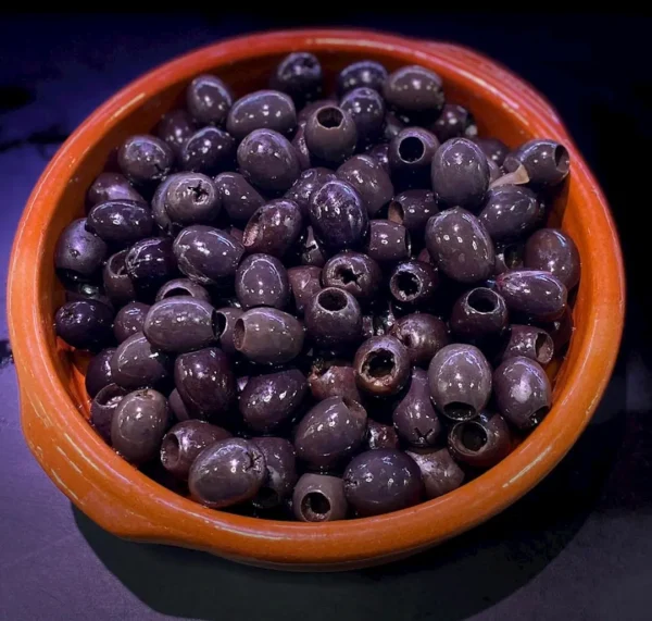 Aceitunas negra deshuesada 250 g. aprox.