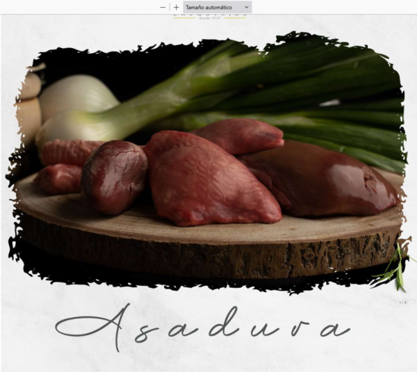 Asadura lechal 500 g. aprox.