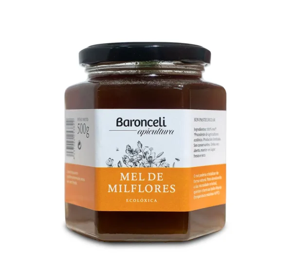 Miel de mil flores Baronceli. 500 g.