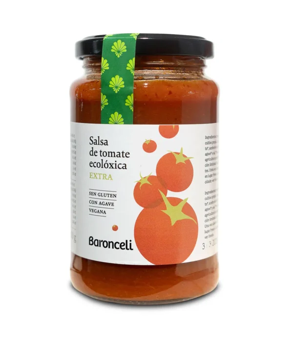 Salsa de tomate ecológica Baronceli. 350 g