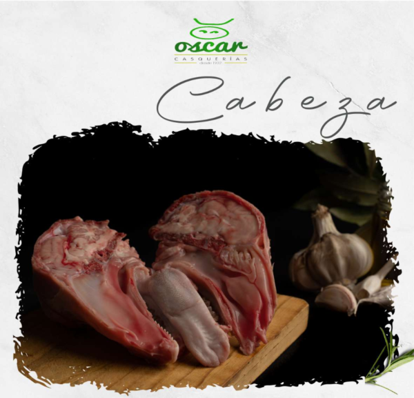 Cabeza lechal 500-600 g. aprox. 1 unidad