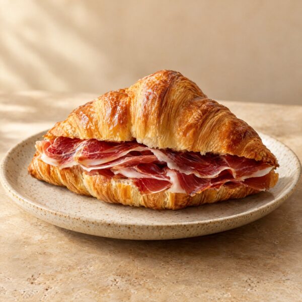 Croissant de jamón serrano