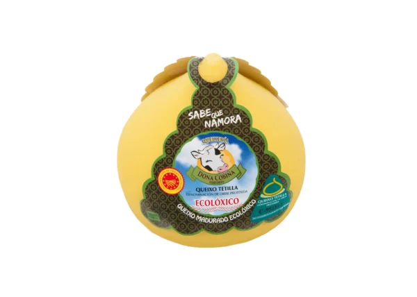 Queso ecológico D.O.P. Tetilla "Doña Cobiña" - 700 g. aprox.