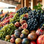Fruta de temporada en septiembre: uva, granada e higos
