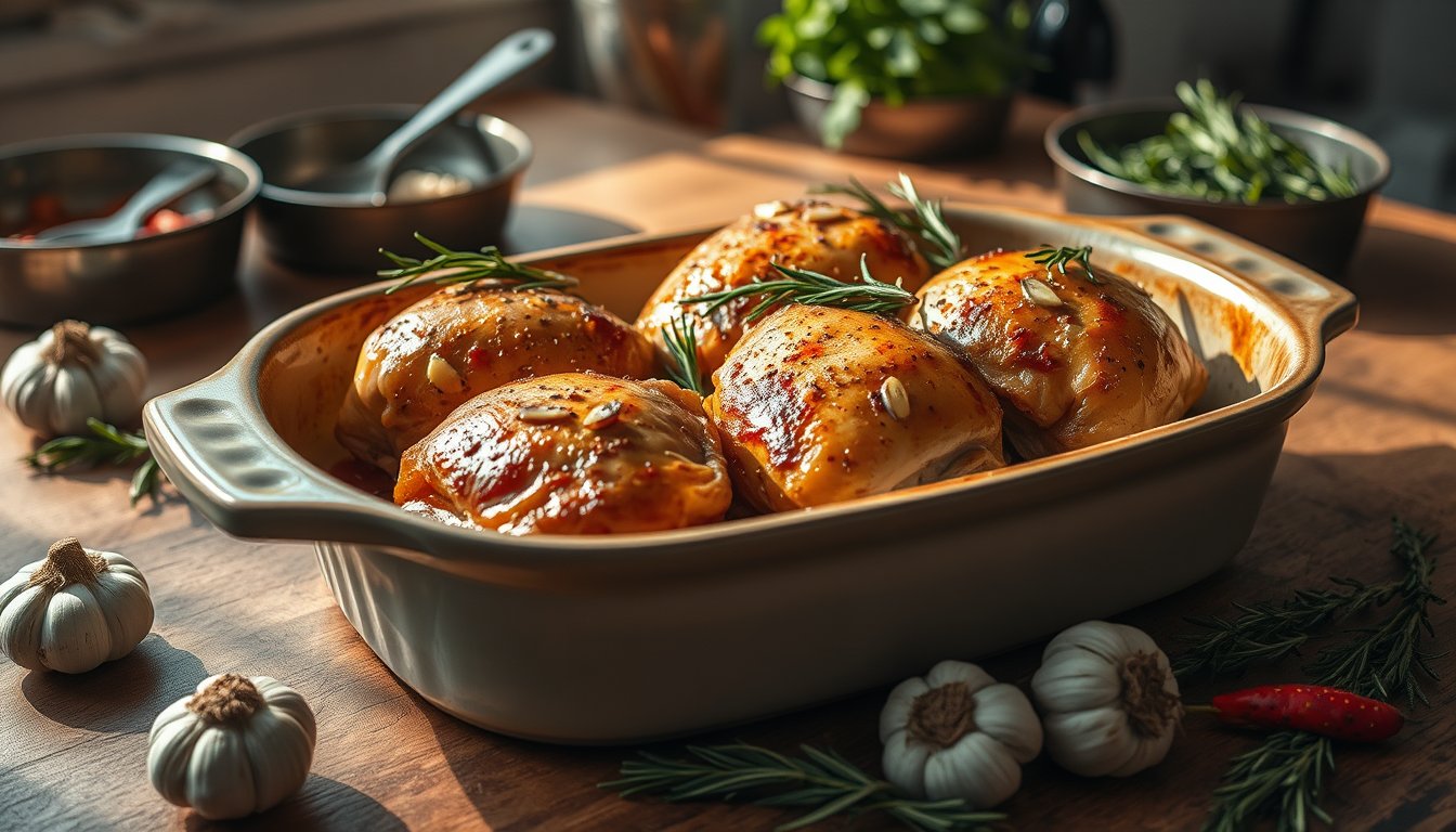 Recetas con muslos de pollo: jugosos, fáciles y económicos