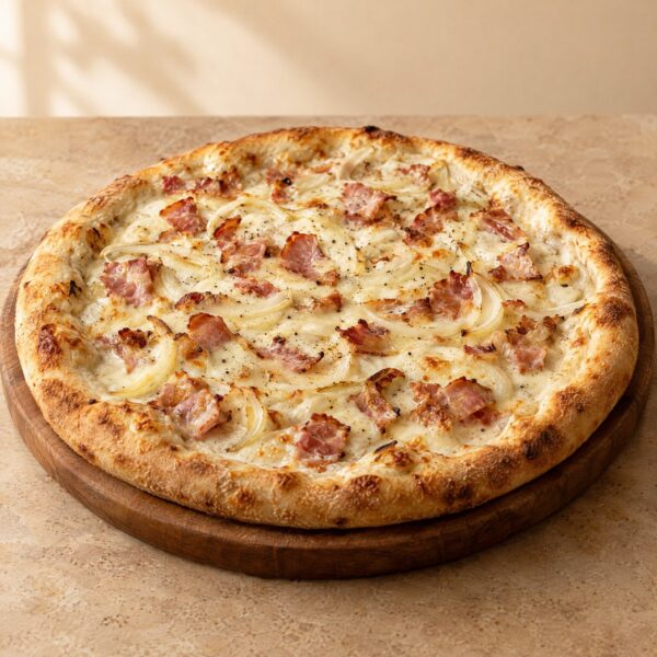 Pizza carbonara