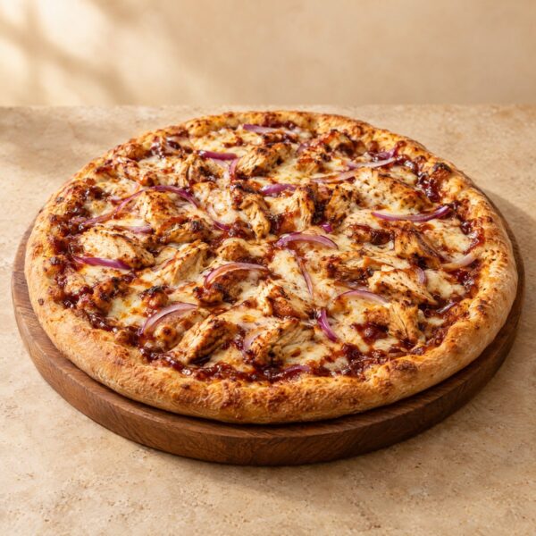 Pizza pollo barbacoa