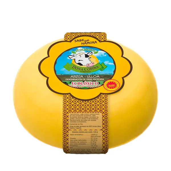 Queso ecológico D.O.P. Arzúa-Ulloa - 650 g. aprox.