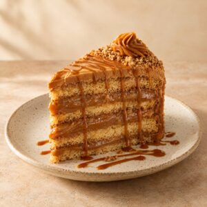 Tarta de dulce de leche