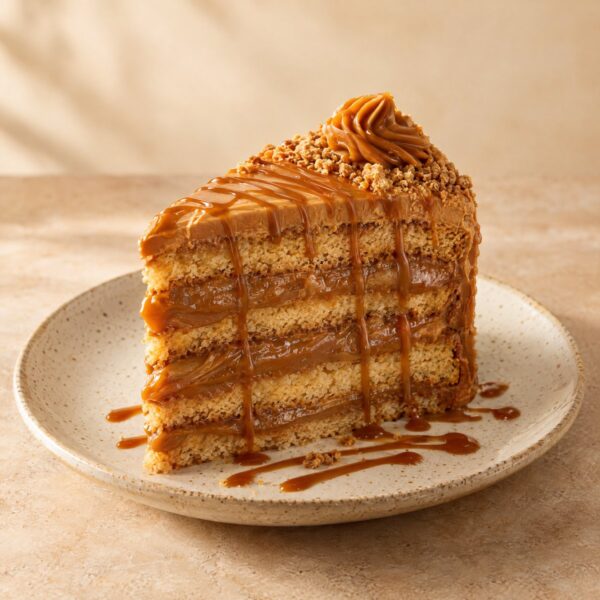 Tarta de dulce de leche
